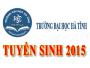 Trường Đại học Hà Tĩnh tuyển sinh 2015