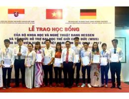 3 sinh viên Trường ĐH Hà Tĩnh nhận học bổng Hessen
