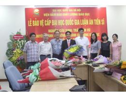 Nghiên cứu sinh Trần Anh Vũ bảo vệ thành công Luận án Tiến sĩ