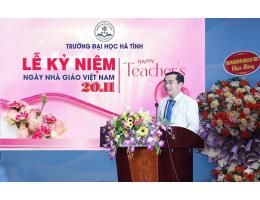 Trường Đại học Hà Tĩnh tổ chức Lễ kỷ niệm Ngày Nhà giáo Việt Nam 20/11