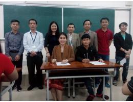 Hội nghị quán triệt quy chế quản lý người nước và ký cam kết chấp hành pháp luật việt nam cho lưu học sinh