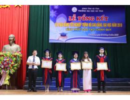 743 sinh viên Trường Đại học Hà Tĩnh nhận bằng tốt nghiệp đợt 1 năm 2019