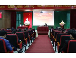 Đảng ủy Trường Đại học Hà Tĩnh tổ chức Hội nghị Tổng kết công tác Đảng năm 2020 và triển khai nhiệm vụ năm 2021