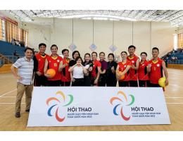 Đội tuyển bóng chuyền hơi Trường Đại học Hà Tĩnh giành vị trí Nhất bảng B tại Hội thao “Người giáo viên nhân dân” toàn quốc năm 2022