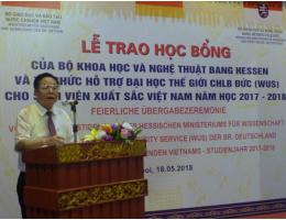 Sinh viên Trường Đại học Hà Tĩnh vinh dự được nhận học bổng Hessen