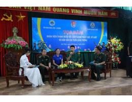 Toạ đàm  đoàn viên, thanh niên với chấp hành pháp luật, kỷ luật và đảm bảo an toàn giao thông