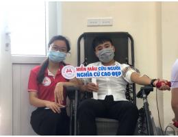 "Hiến máu an toàn - Không ngại Covid-19"