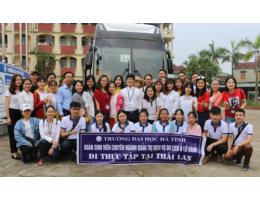 Sinh viên Trường Đại học Hà Tĩnh thực tập tại Thái Lan