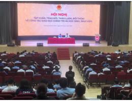 Trường Đại học Hà Tĩnh tham gia Hội nghị Tập huấn công tác học sinh, sinh viên năm học 2023-2024 của Bộ Giáo dục và Đào tạo
