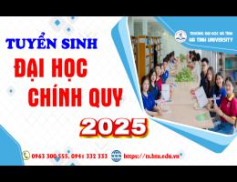 Thông tin tuyển sinh đại học chính quy năm 2025
