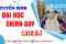 Thông tin tuyển sinh đại học chính quy năm 2025